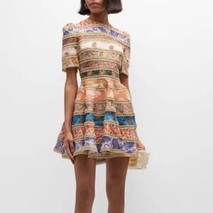 Zimmermann devi spliced mini dress size 1